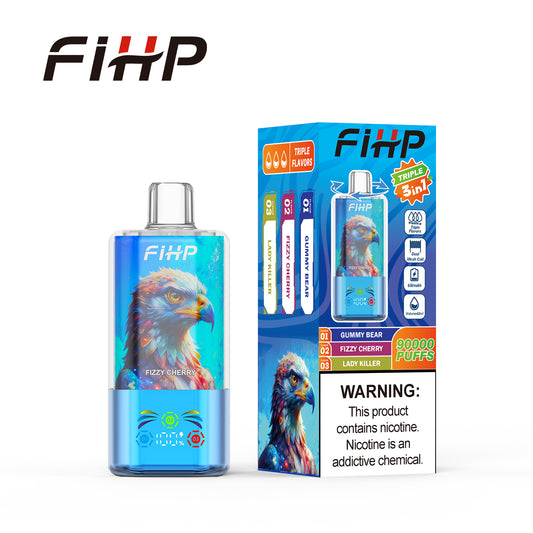 ✨FIHP90K Jednorazová elektronická cigareta, tri príchute v jednej (90 000 potiahnutí)