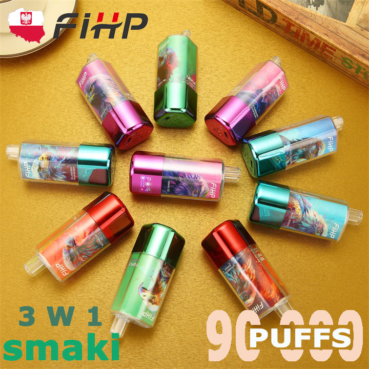 ✨FIHP90K Jednorazová elektronická cigareta, tri príchute v jednej (90 000 potiahnutí)